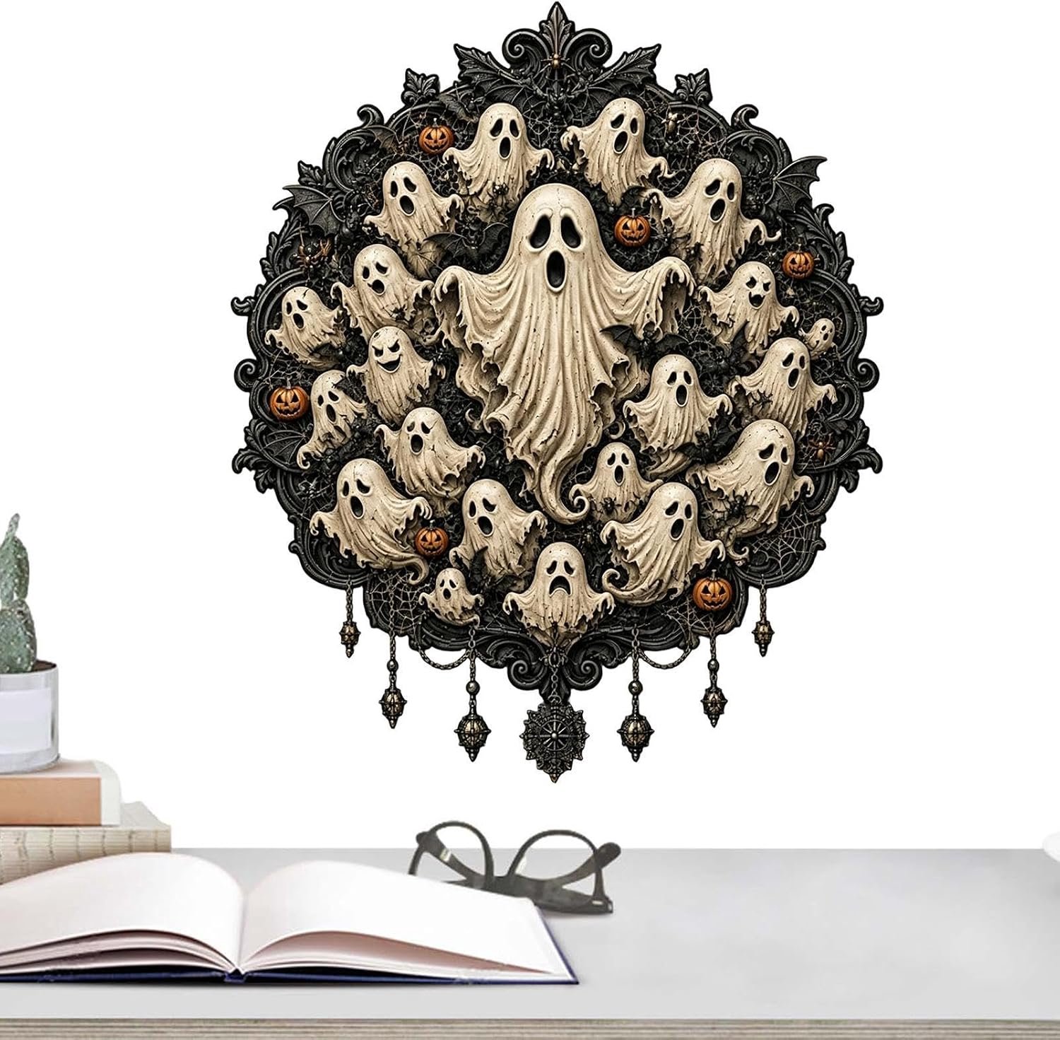 Dottduya Halloween vleermuis wanddecoratie realistische griezelige