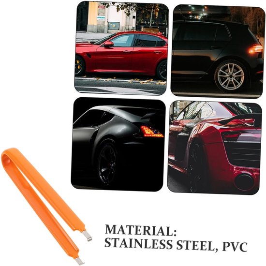 3 Stuks zekeringtrekker auto zekering clip tool auto zekering trekker voor het trekken van zekeringen voor auto's Fuse Tool zekeringklemmen voor auto's pvc Oranje — afbeelding 5