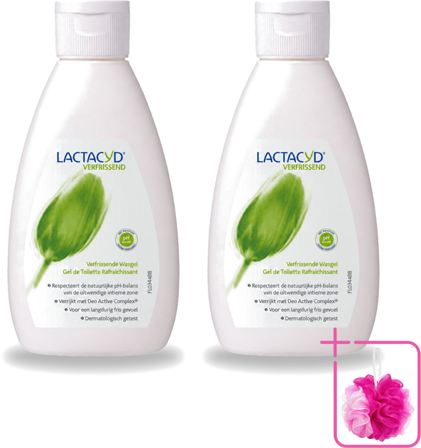 2 x Lactacyd – Verfrissende Wasgel - 200 m - Bulkverpakking - Intieme wasgel - Douchemop - Frisse intieme wasgel