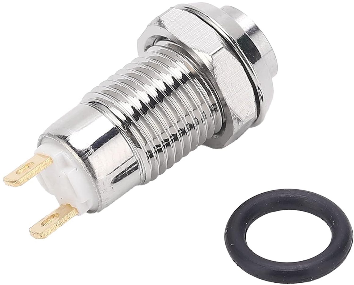 Waterproof Push Button Switch 3V/1A M8 X 0.5 Stainless Steel Industrial Push Button Switch - ShopVlot