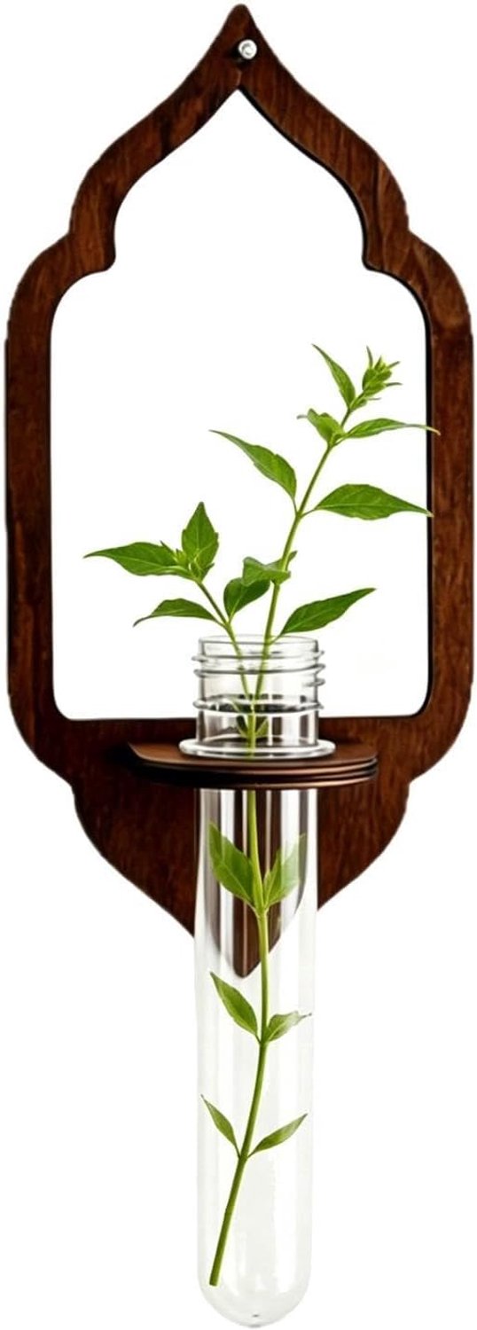 Plantenvermeerderingsstation muur, lantaarnvorm hydrocultuur decoratie | Muur Plant Terrarium - voor Woonkamer Hal Koffiebar Keuken Balkon