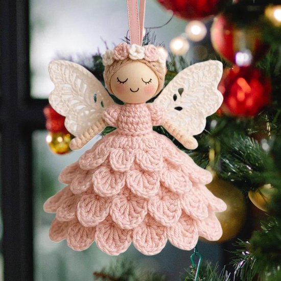 Beginners Haakpakket Voor Volwassenen | Ornament Handgemaakt,Volwassenen Haakpop Knutselpakket Compleet,Voor Feest Kunstles Boom Raam Kerst Verjaardag Vrouwen Tieners Knutsel Liefhebbers — afbeelding 3