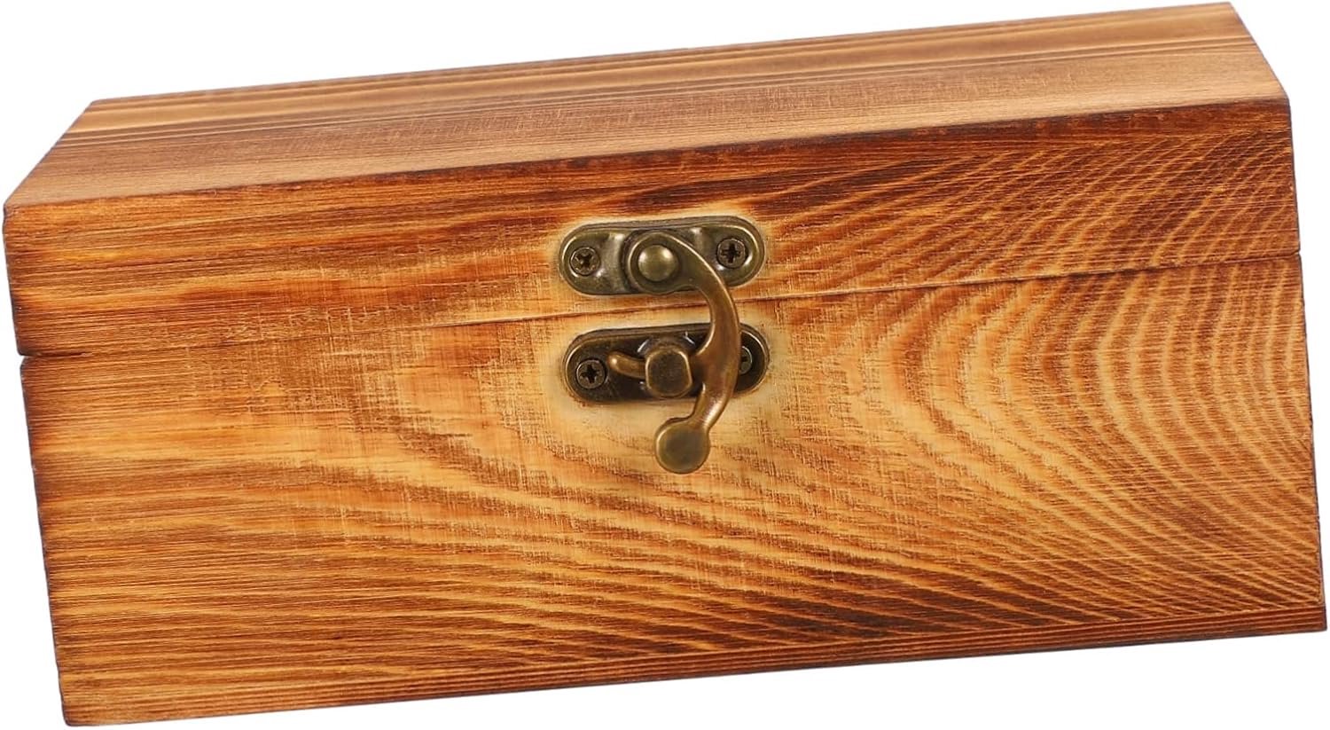 Houten Sieraden 1 St Thee Houten Opberg Theekist Make-up Juwelen Make-up Containers Sieraden Container Houten Inrichting Bedenken Toilettassen Geschenk Hout Vintage