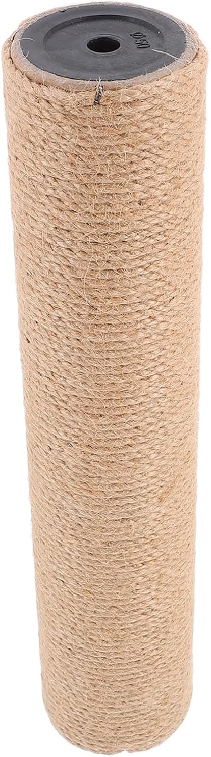 Vervangbare Krabpaal Jute Kattenkrabpaal voor Binnen Kattenboom Duurzame Natuurlijke Jute Kattenkrabpaal Met Sterke Slijtvastheid Eenvoudig Te Installeren Kitten Krabpaal