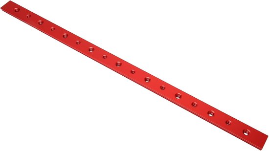 Verstekrail houtbewerking 450 mm aluminium verstek T-rail zwaar uitgevoerd stevig geanodiseerd voor doe-het-zelf houtbewerkingsprojecten en werkbankmodificatie (Rood) — afbeelding 5