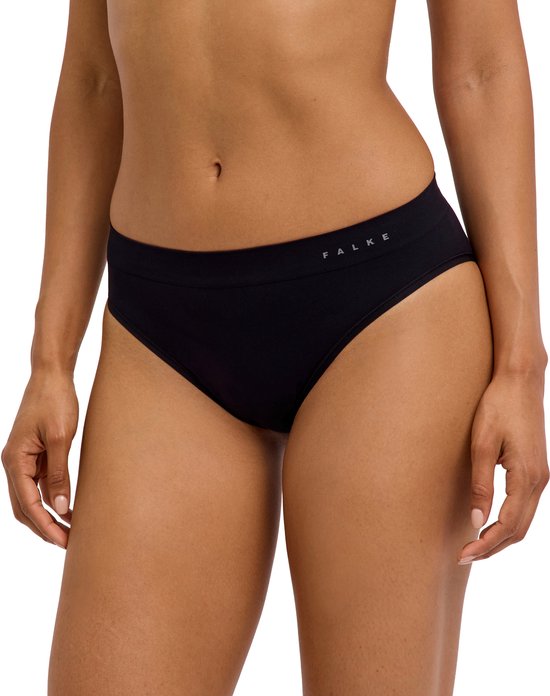 Zwarte Falke slip met Falke logo op de tailleband.