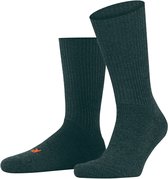 FALKE Walkie Ergo eenkleurig wol functioneel materiaal sokken unisex groen - maat 39-41