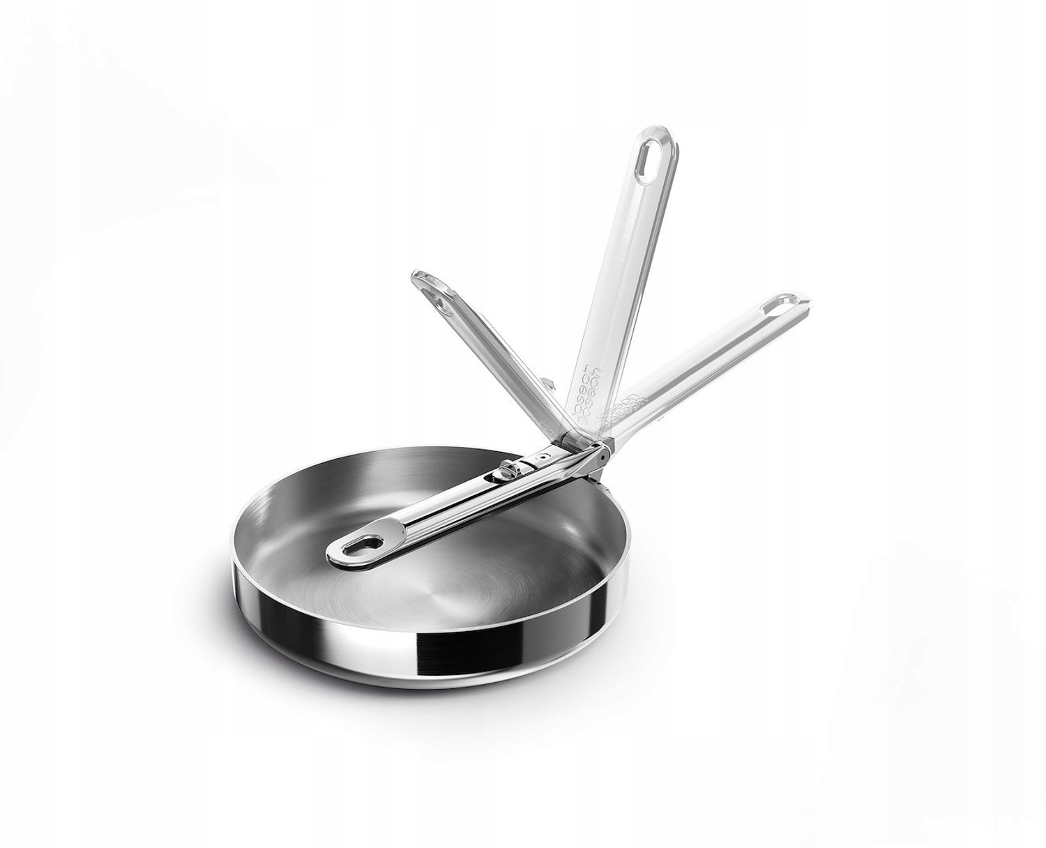 Joseph Joseph Space Steel koekenpan 20cm met inklapbare handgreep