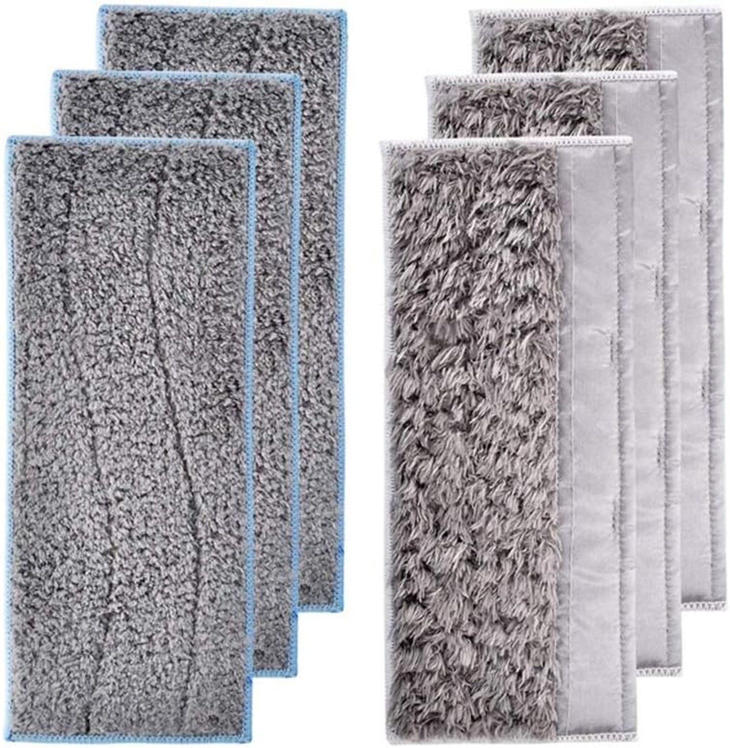 WuYan Wasbare pads voor IRobot Braava Jet M6, 6 stuks, inclusief 3 x nat en 3 x droog