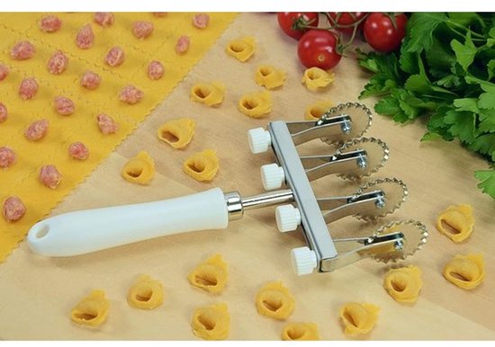 Elektrische pastamachine & pastasnijder - wit - voor verse pasta — afbeelding 2