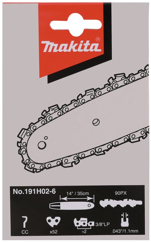 Zaagketting 350mm DUC357/UC004G - 191H02-6 van Makita — afbeelding 4