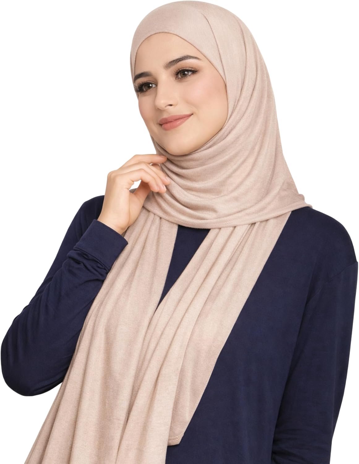 100% katoen hijab jersey hoofddoek vrouwen premium