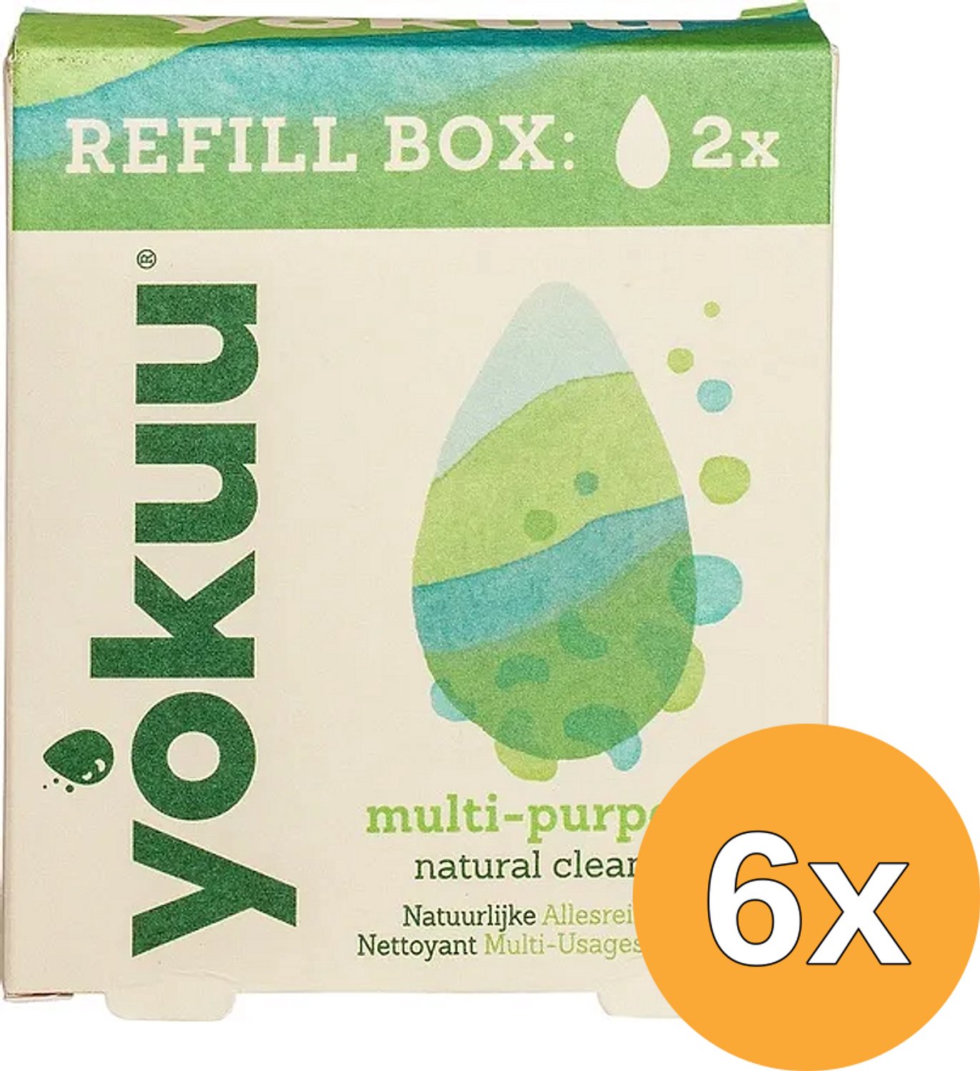 6x Yokuu Allesreiniger Refill (2 stuks)