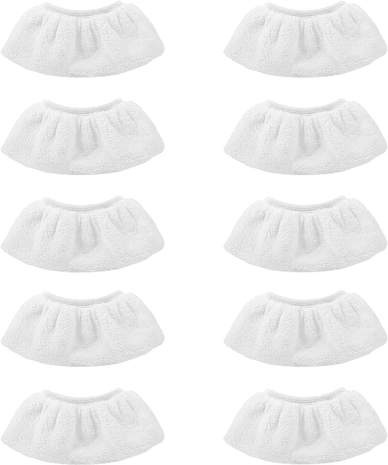 Pack van 10 Stoomreiniger Accessoires, Microvezel Hoes Set, Vervangende Hoezen voor Handstoomreiniger, Wasbare Handdoeken en Katoenen Hoes