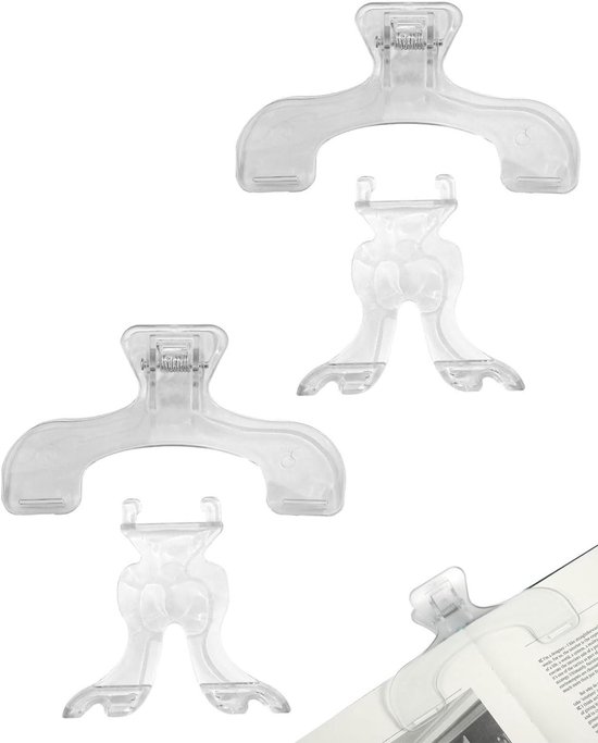Sterke Boekclips Set van 2, Transparante Multifunctionele ...