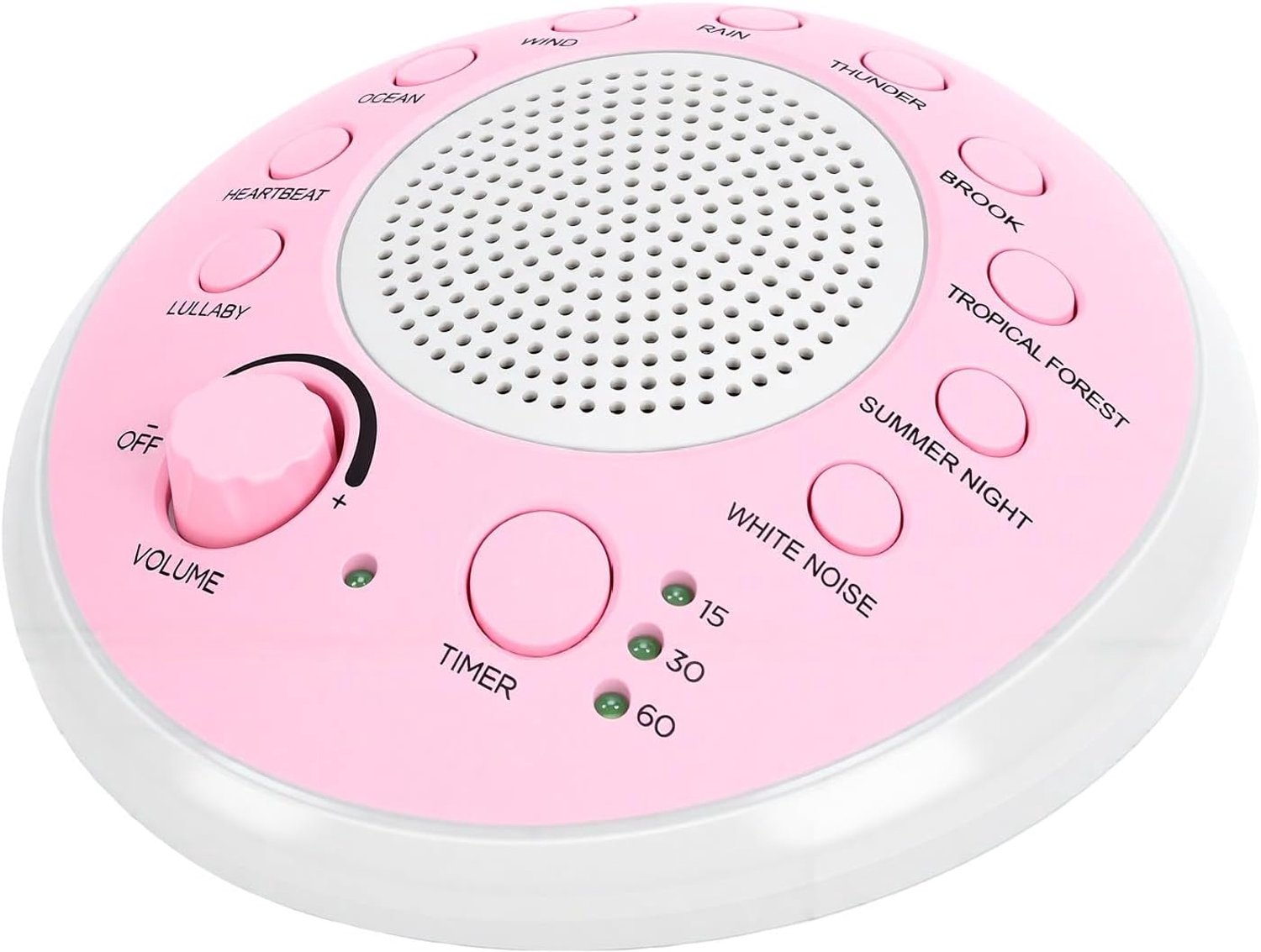 White Noise-slaapmachine met 10 Rustgevende Geluiden, 3