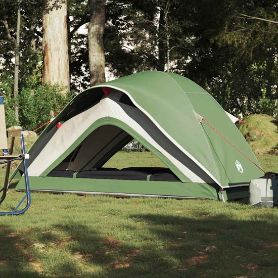 vidaXL - Tent - 1-persoons - waterdicht - groen van Vidaxl — afbeelding 2