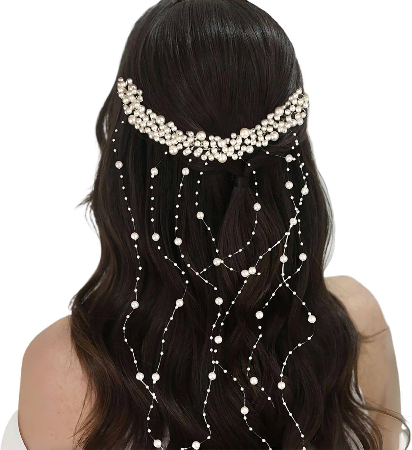 Bruids Parel Haar Decoratieve Hoofddeksel Accessoires