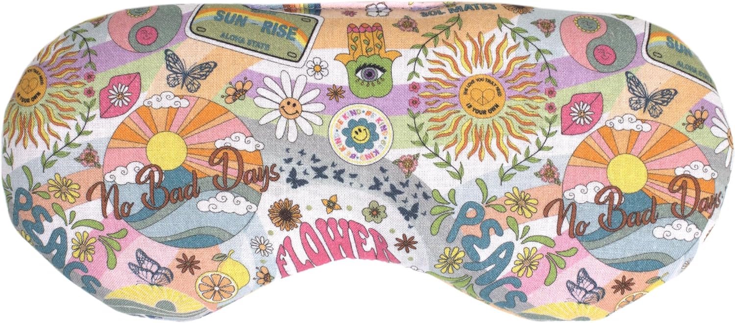Bio-Bio Oogkussen "Flower-Power" - koelmasker & koelkussen voor de ogen. Het natuurlijke alternatief voor gel - ShopVlot