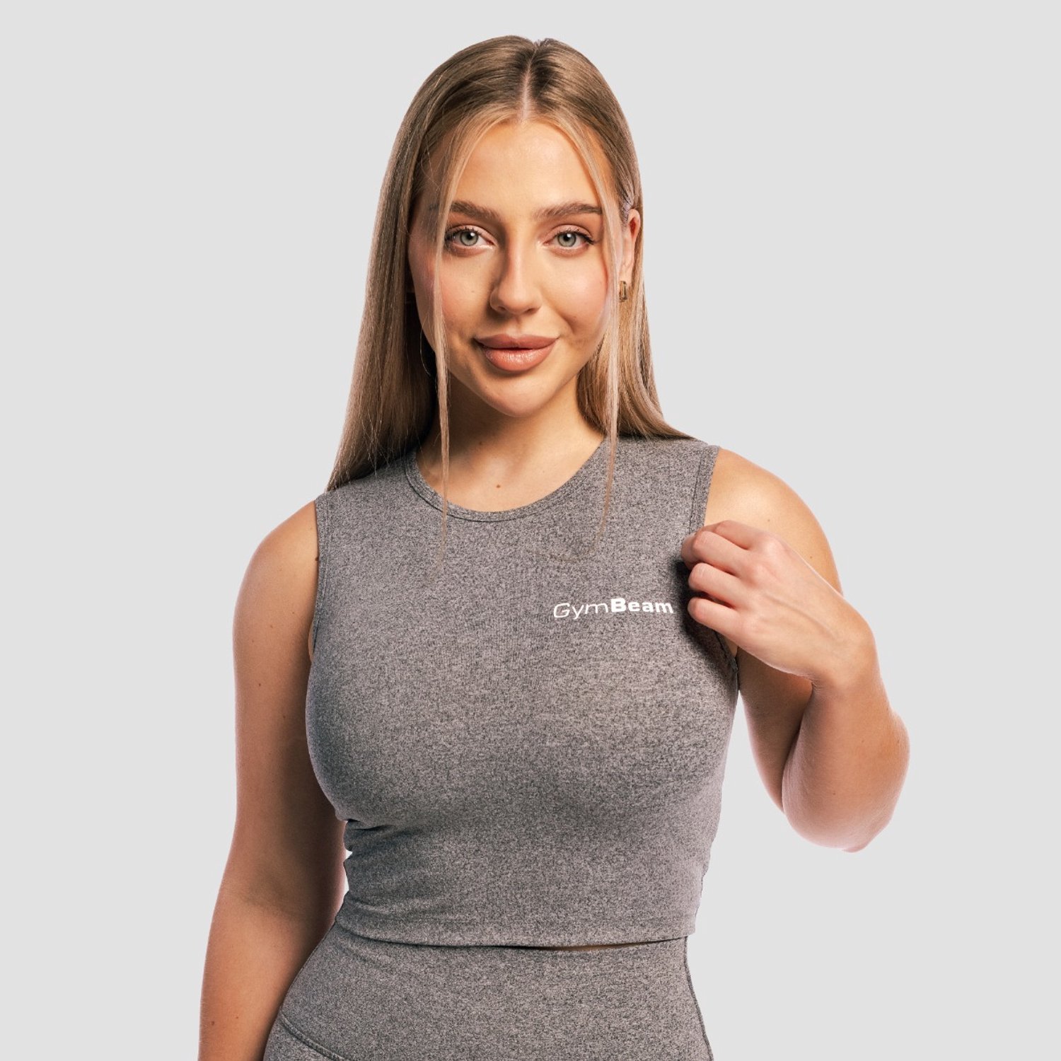 GymBeam Dames Core Crop Top Storm S