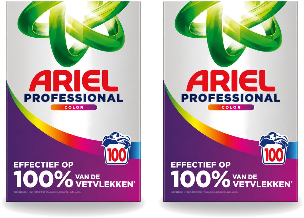2 x Ariel – Waspoeder – Professional Color – 100 wasbeurten - 5,5 kg - Voordeelverpakking - 2 stuks