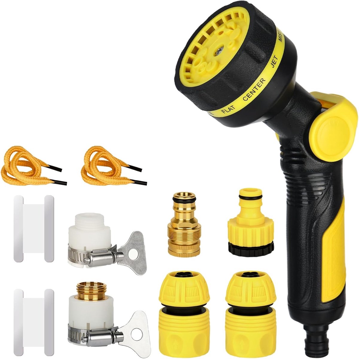 Handdouche, tuinspuitpistolen, 10 sproeipatronen, multifunctionele irrigatiesproeier, hogedruksproeier, verstelbare waterstroom voor tuinirrigatie, huisdierdouche, autowassen