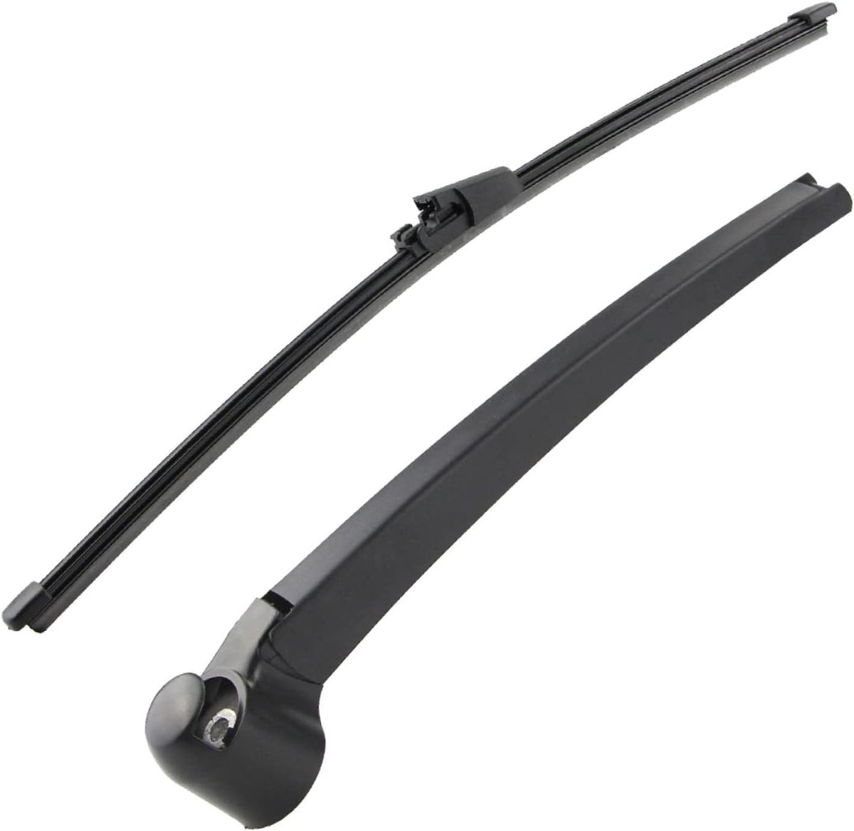 Ruitenwisserset Golf 5, auto achterruitenwisser zwart, achterruit voor VW Golf 5, vervanging achterruitenwisserarm achter + ruitenwisserset voor 2002-2009 VW Polo MK4