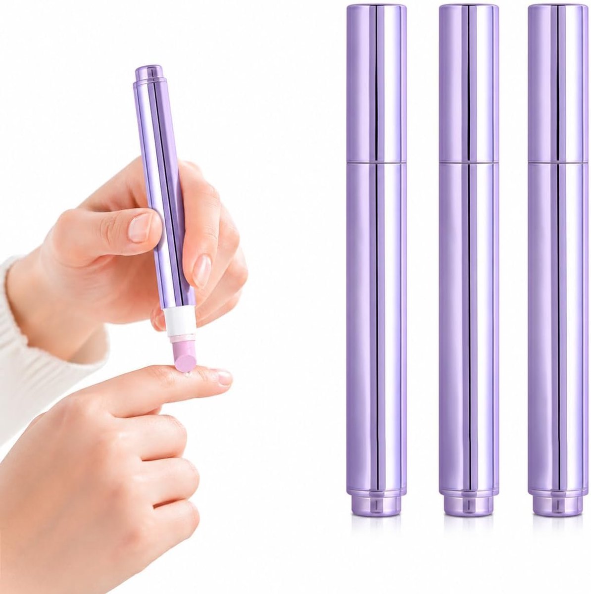 3 stuks 3-in-1 nagelriemoliepen, nagelriemverwijderaar