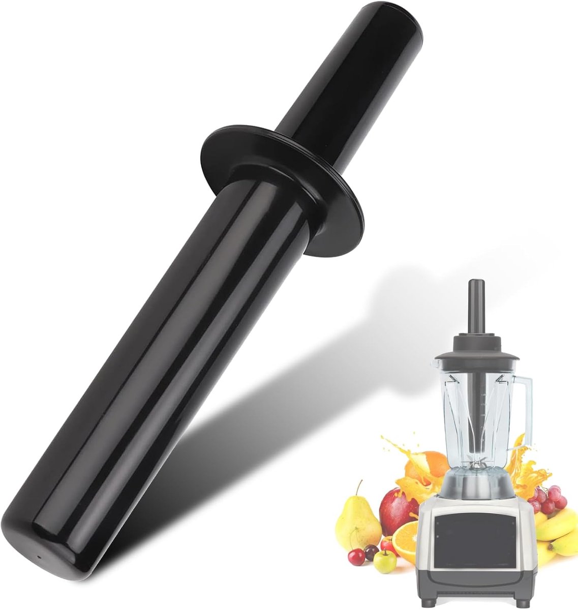 Mixer stamper, kunststof stamper 9,5 x 1,3 inch koken versneller roerstaaf voor mixer