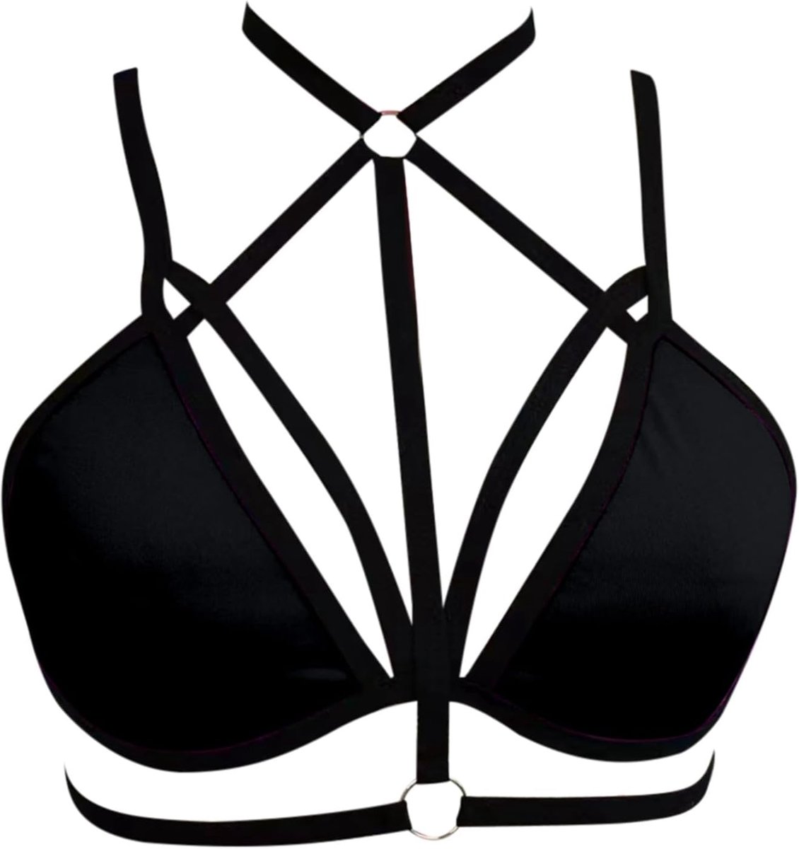 Lingerieset van kant, satijn, transparant, grote maat, dames, babydoll, verleiding, verstelbare bandjes, cadeau voor Valentijnsdag, A1