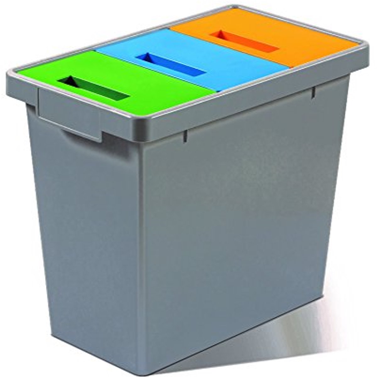 Mini-modulair systeem, kunststof, donkergrijs, 49 x 29 x 42 cm