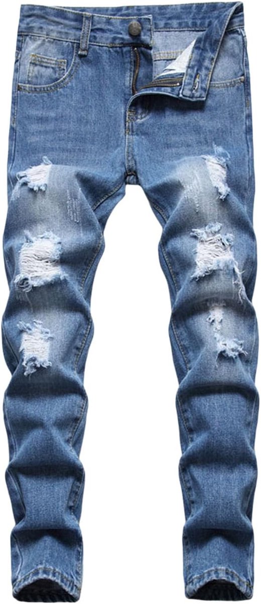 Jeans voor jongens, casual pasvorm, modieus, voor kinderen