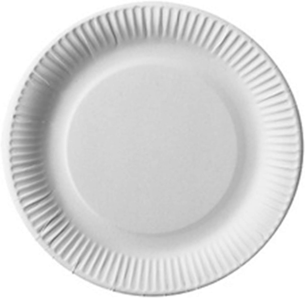 Pure, rond, wit, diameter 15 cm, uit karton, pak van 100 stuks