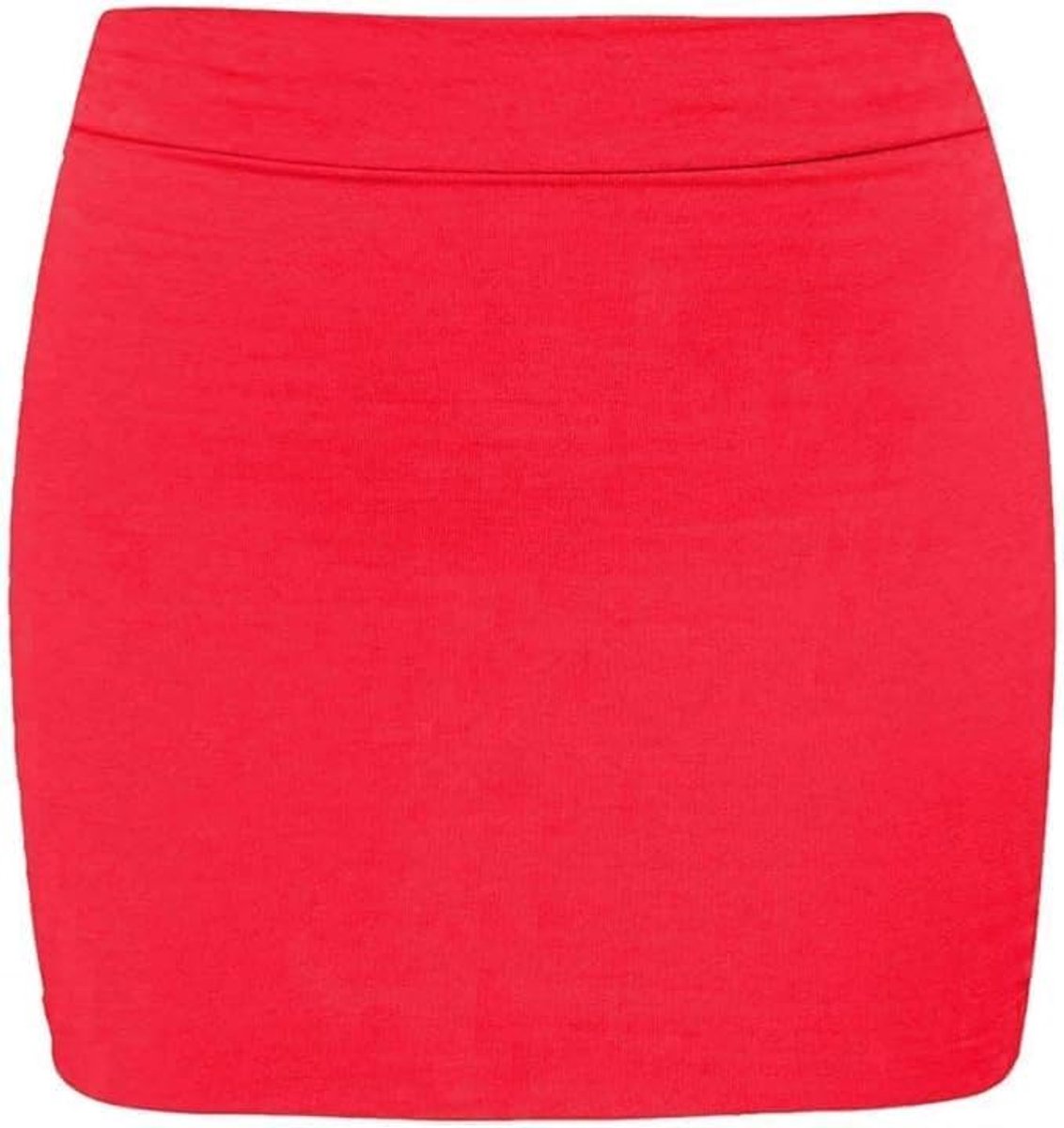 Effen stretch bodycon-minirok voor dames, halftransparant, met licht doorschijnende babydoll-rok, XS-L