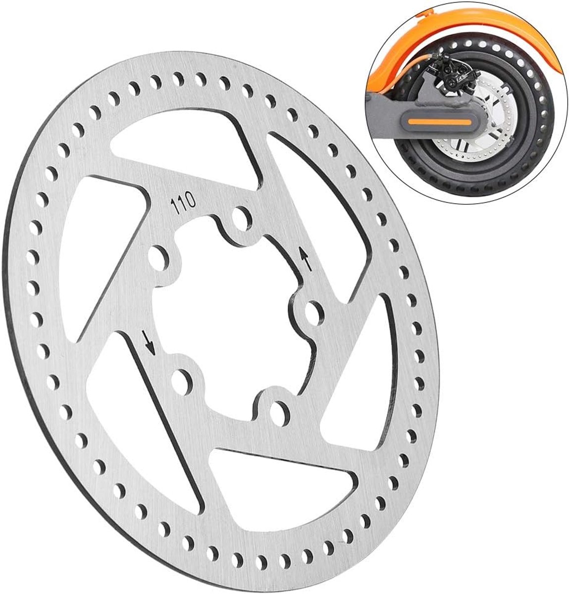 Mijia M365 Elektrische scooter remschijf roestvrij staal onderdelen remklauw accessoires voor Mijia M365 accessoires
