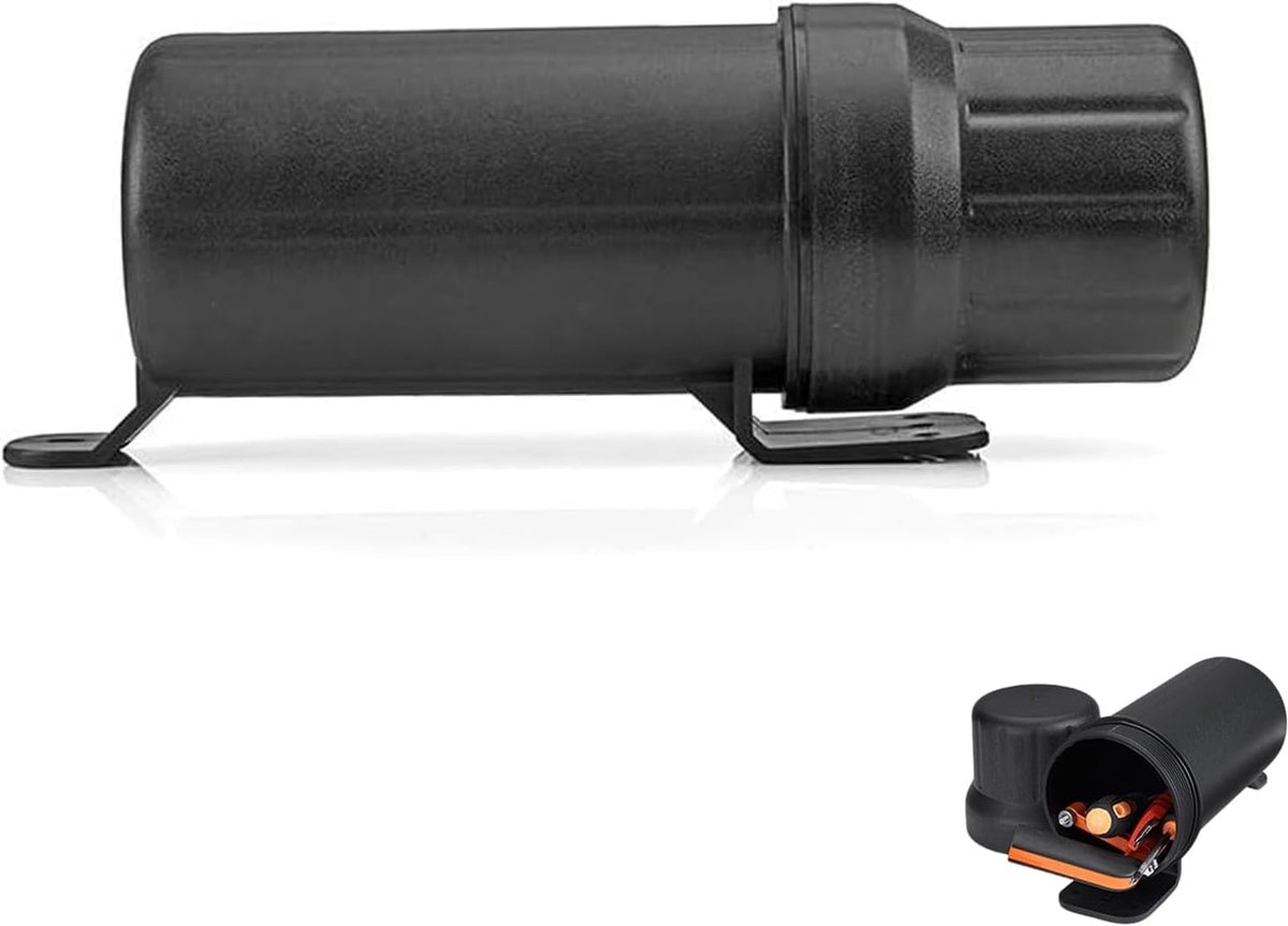 Dailygoods- Tooltube Waterdichte Opbergbox - Universele Opbergdoos - Geschikt Voor ATV/UTV - Offroad Motorfiets - Inclusief Rolbanden - 4,9 Inch