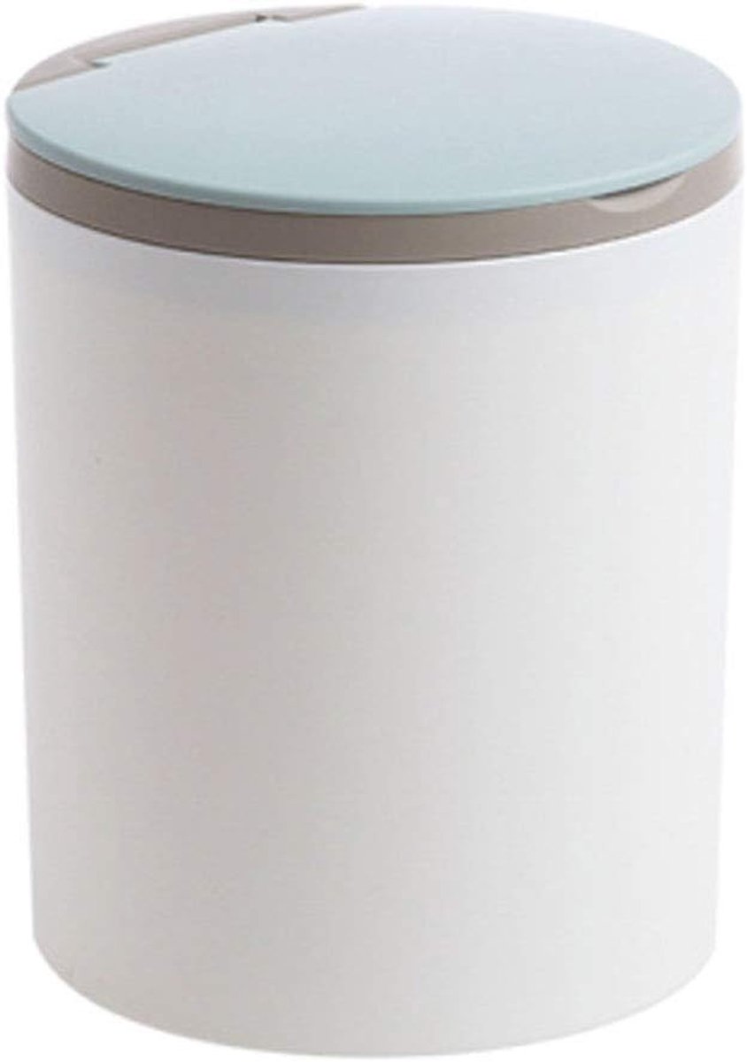Desktop Trash Can with Lid Creative Office Mini Small Trash Can Household Bedside Trash Can - ShopVlot