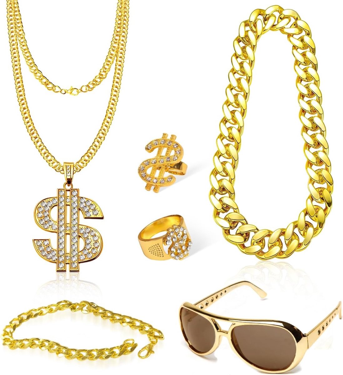 Vintage 90s Ringen voor Kostuums en Feestjes - Retro Accessoires voor Unieke Looks