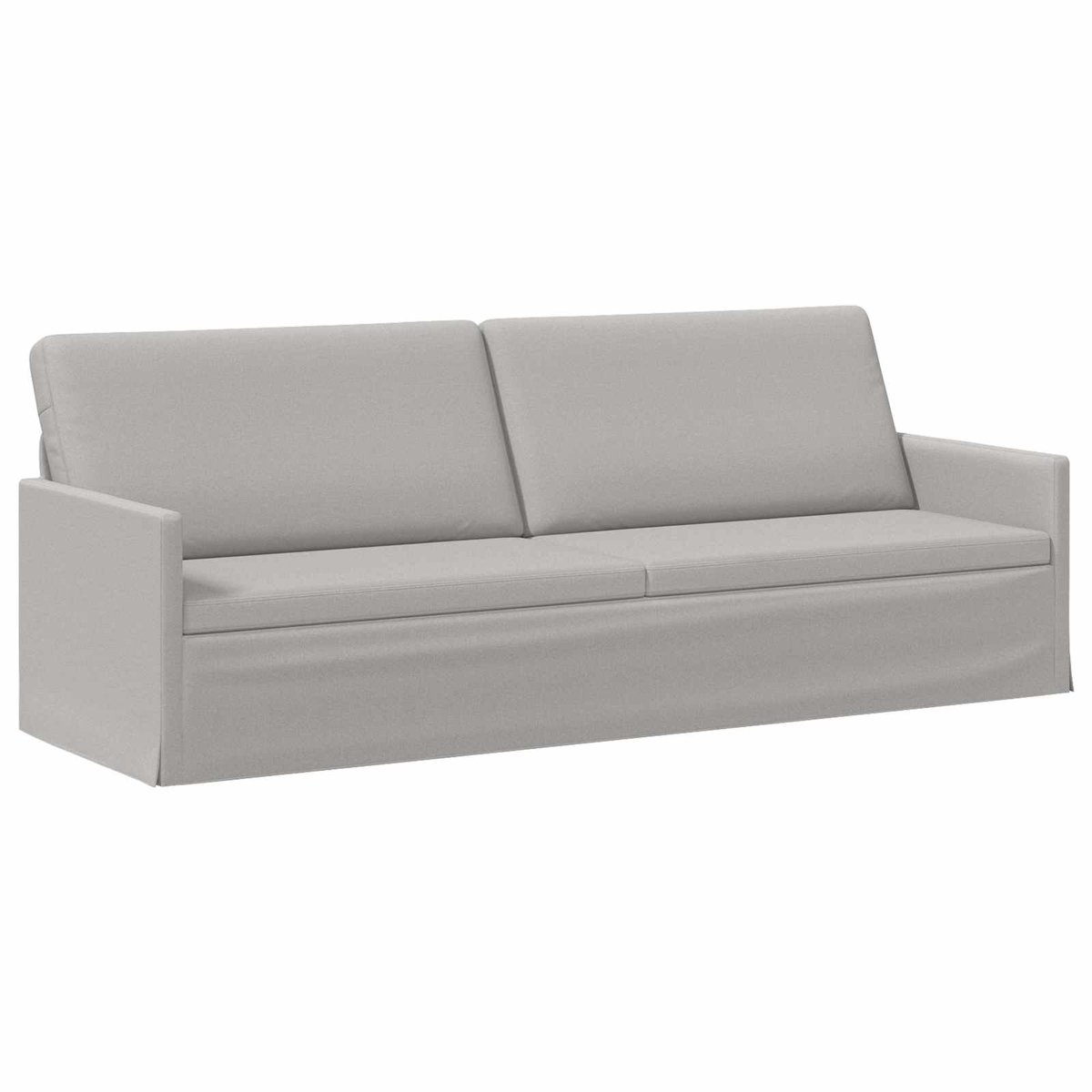 vidaXL 3-zits - sofa - Wolkgrijs - 220 - x - 81 - x - 82 - cm - Stof Wolkengrijs