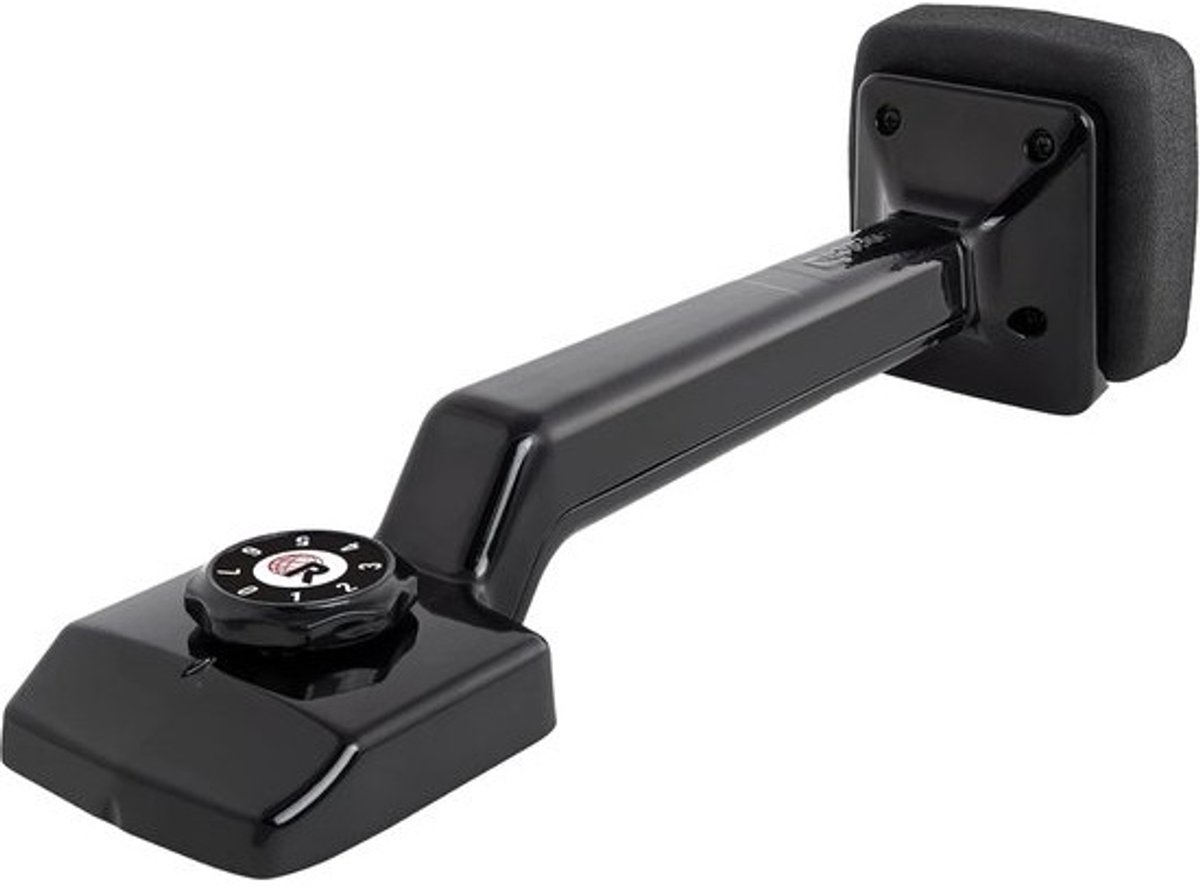 Tapijtknie-kicker - Gereedschap voor vloerinstallatie - Tapijt installeren - Verstelbaar met één knop - 4978 cm lang - Zwart