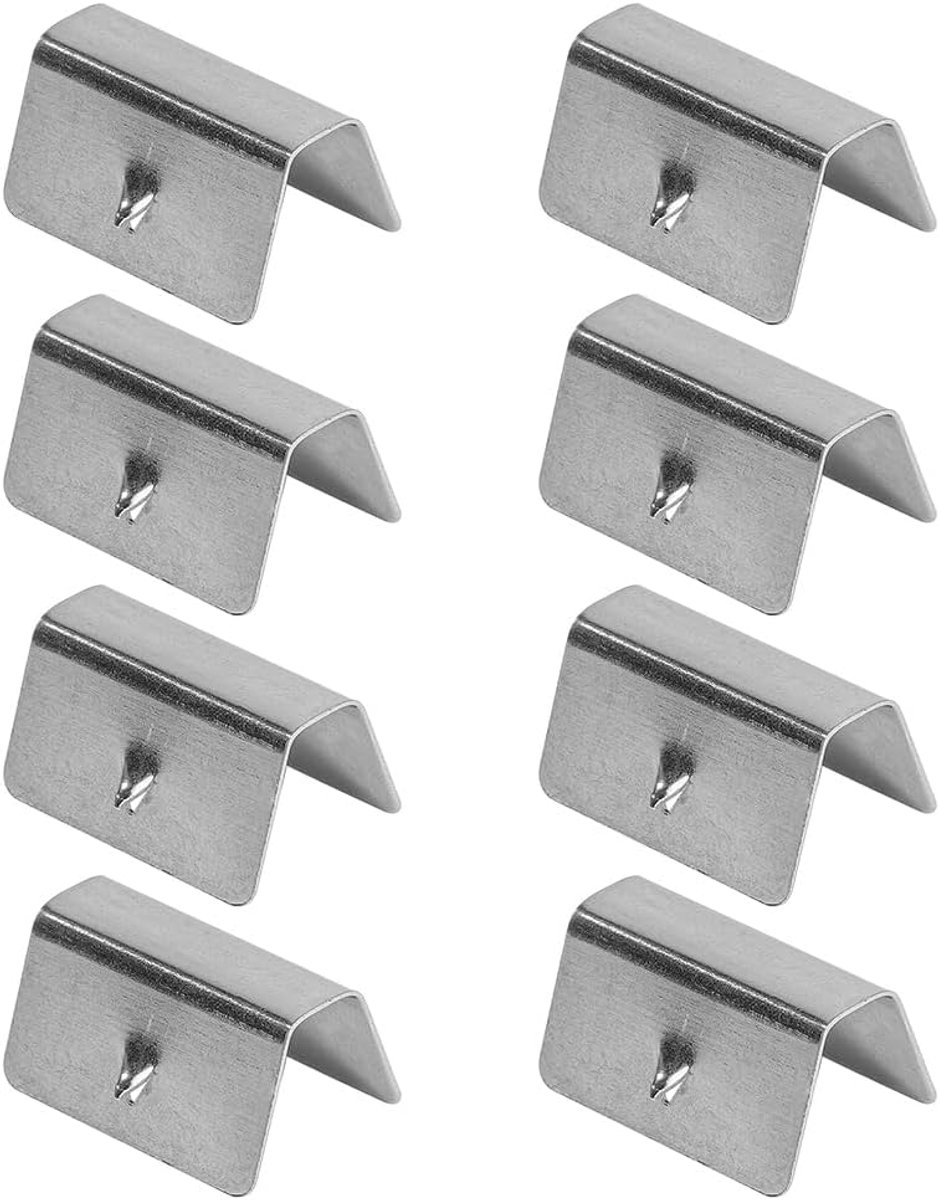 Winddeflector Clips 8pcs - Universele Roestvrijstalen Bevestigingsclips - Sterk en Duurzaam - Voor Betrouwbare Montage - ShopVlot