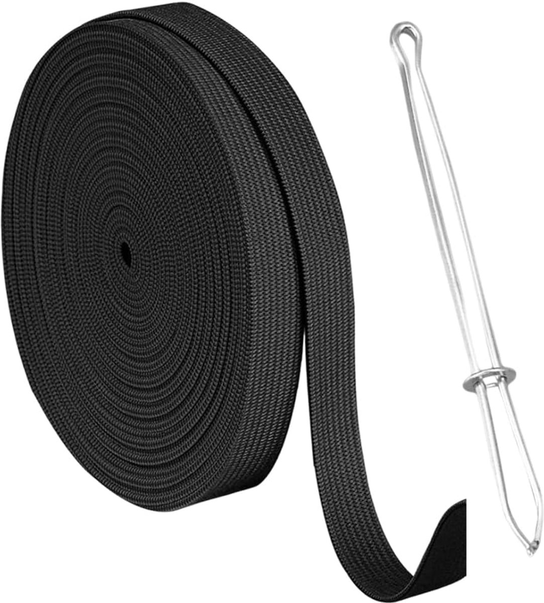 Elastische band 1,5 cm breed - duurzaam polyester - ademend en zacht - ideaal voor taillebanden - ShopVlot