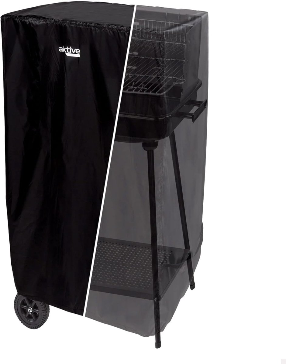 SnelShoppen - Barbecuehoes Waterdicht Versterkt Verstelbaar - 100% Polyester - Bescherming voor Grills en Barbecues - Afmetingen 74,5 x 64,5 x 109 cm