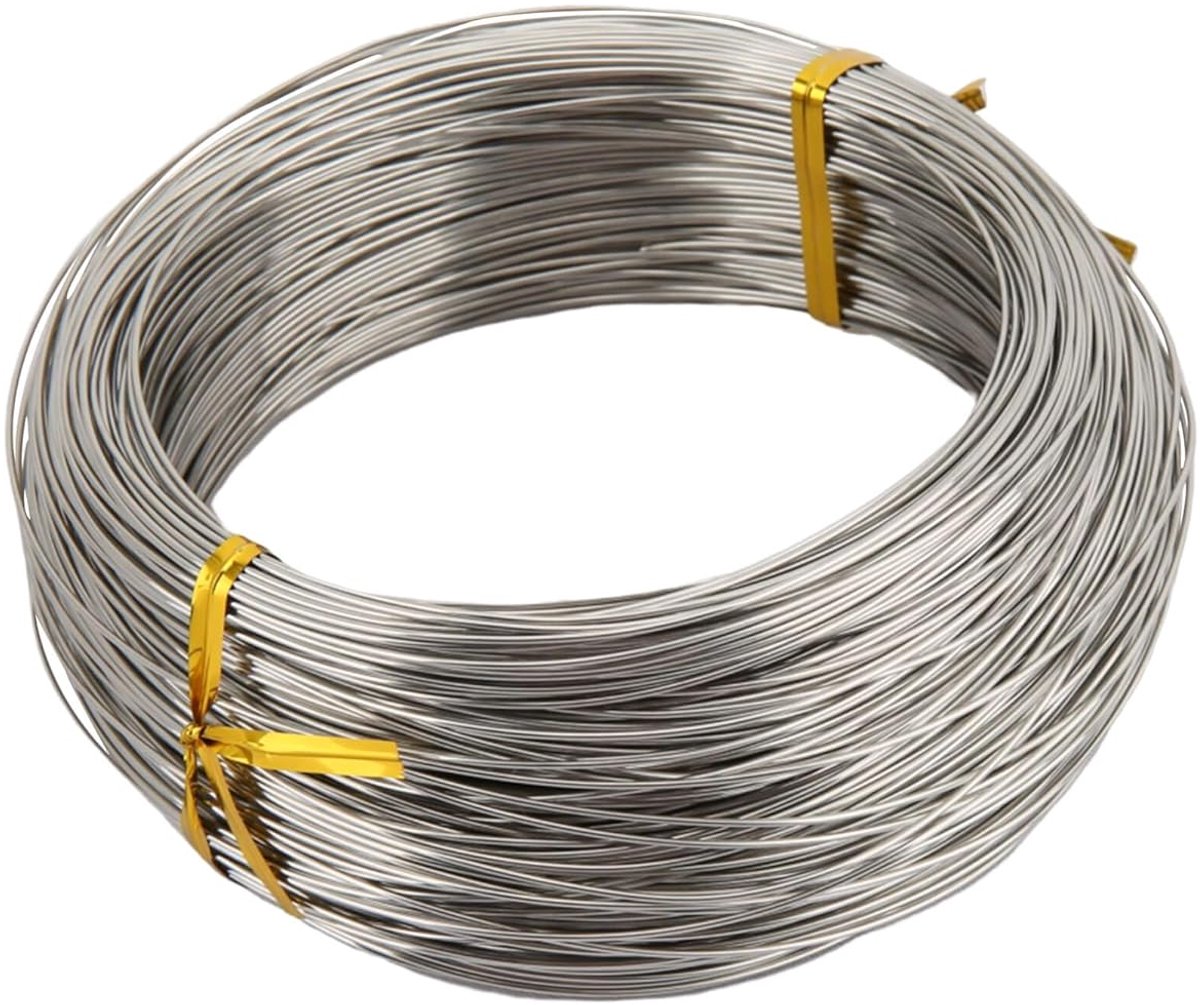 Roestvrij Staal Draad φ0.8mm 100M,Knutseldraad Voor Knutselen,Lengte 100M