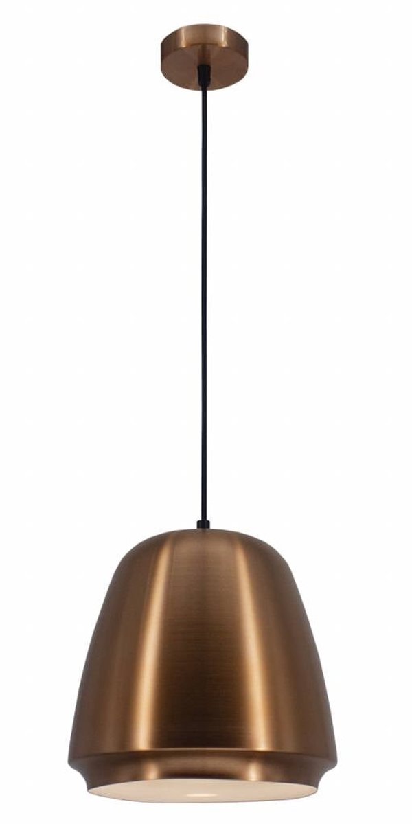 Boban hanglamp van Fantasia, grijs metaal, kap Ø25 cm, hoogte verstelbaar tot 148,5 cm, E27-fitting, lichtbron niet inbegrepen