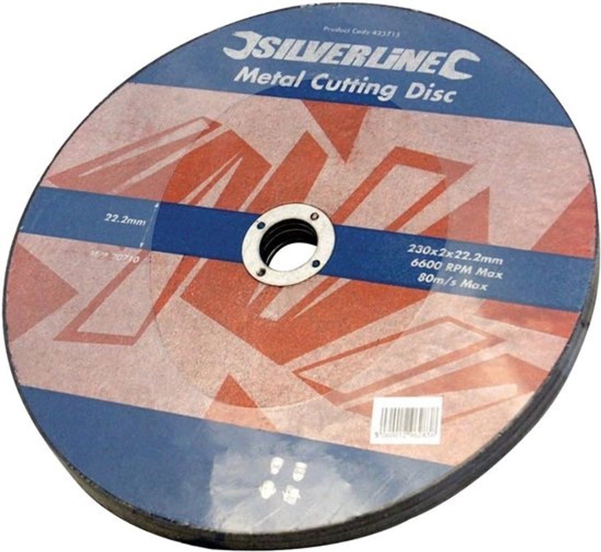 Dunne metalen doorslijpschijven 230 x 2 x 22,2 mm - 5-delige verpakking