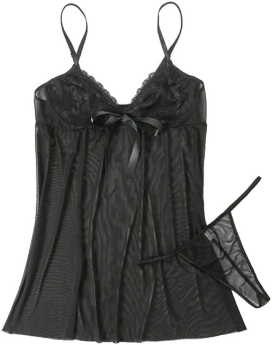 Sexy Lingerie Vrouwen Transparant Hol Kanten Ondergoed Verleiding Nachtkleding Erotische Kostuum Porno