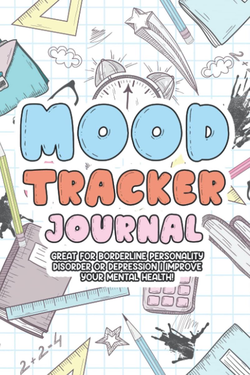 Mood Tracker Journal: Great for Borderline Personality Disorder or Depression - Improve Your Mental Health! - ShopVlot