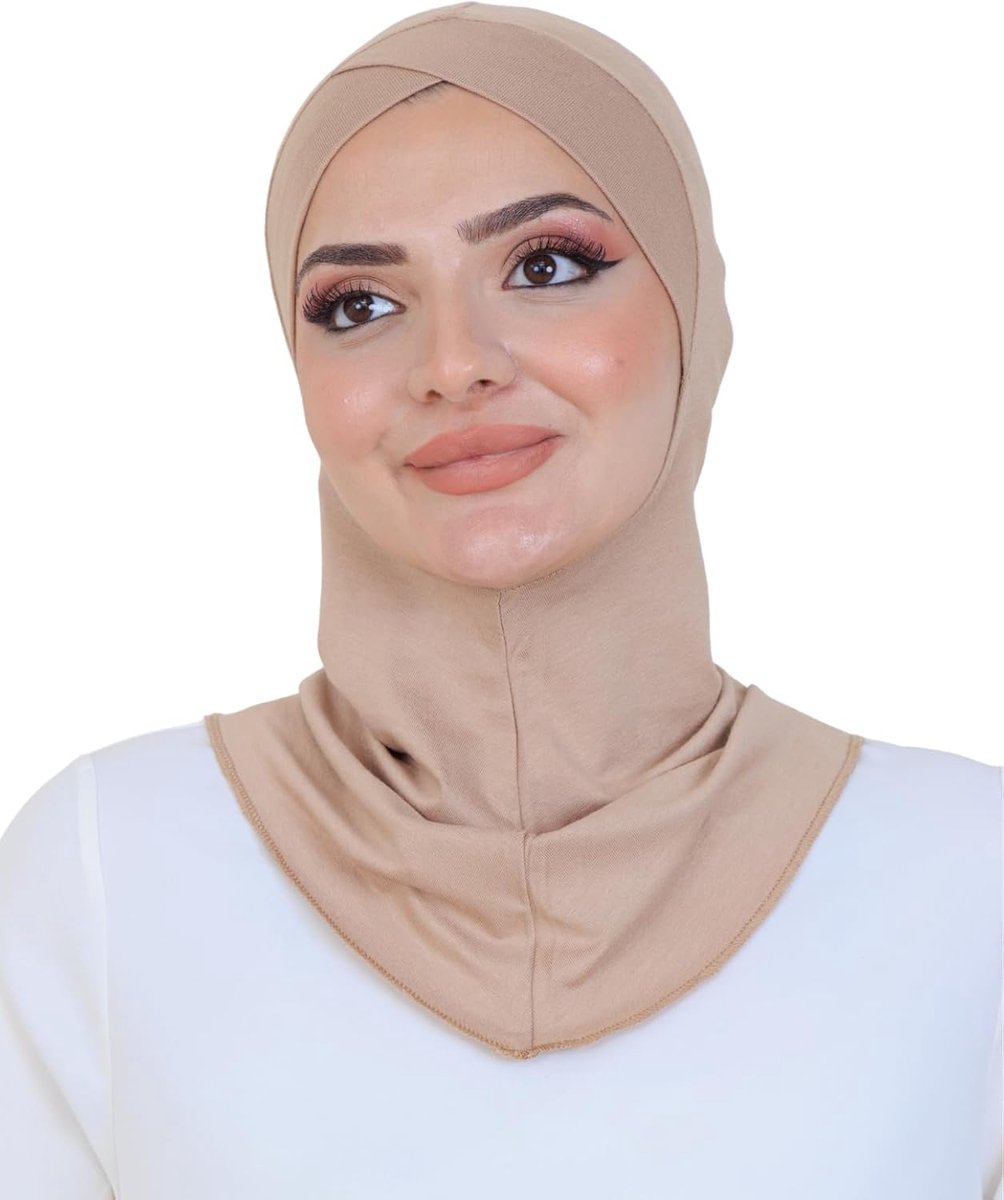 Chique hijab hoofddoek voor dames, jersey sport hoofddoeken vrouwen