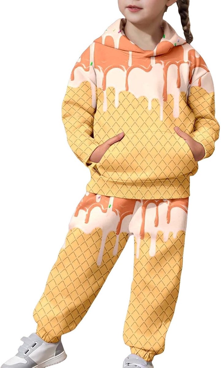 2-delige set voor meisjes, tanktop, rok, zomer, bedrukt, katoen, ruches, schattig, uitgaan, strand, vakantie, kinderen, modieus, elegant, licht, comfortabel, A23